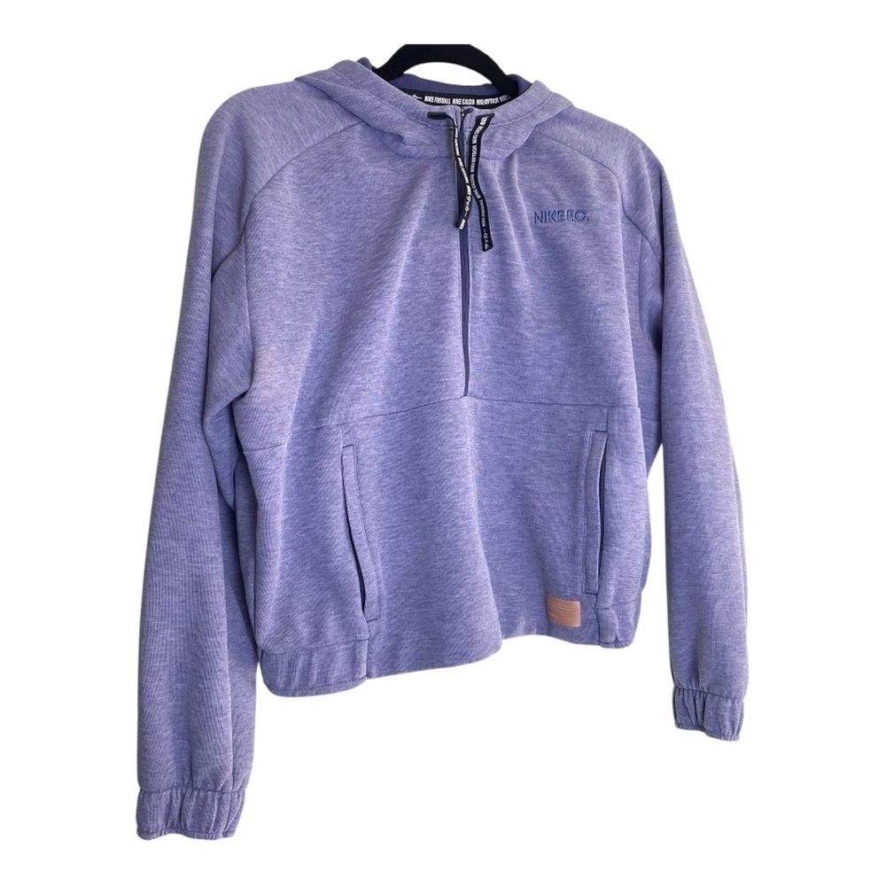 Nike Cropped Lavender Hoodie
